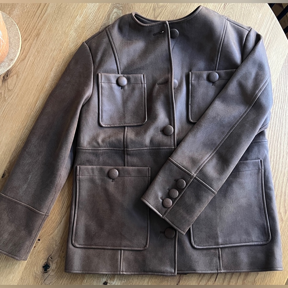 ANTHROPOLOGIE AVEC LES FILLES FAUX LEATHER JACKET, SIZE XS, *LIKE NEW* - Picture 9 of 16